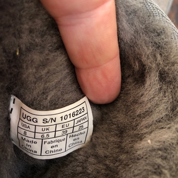 UGG Classic short II grey size 8 - Picture 7 of 11